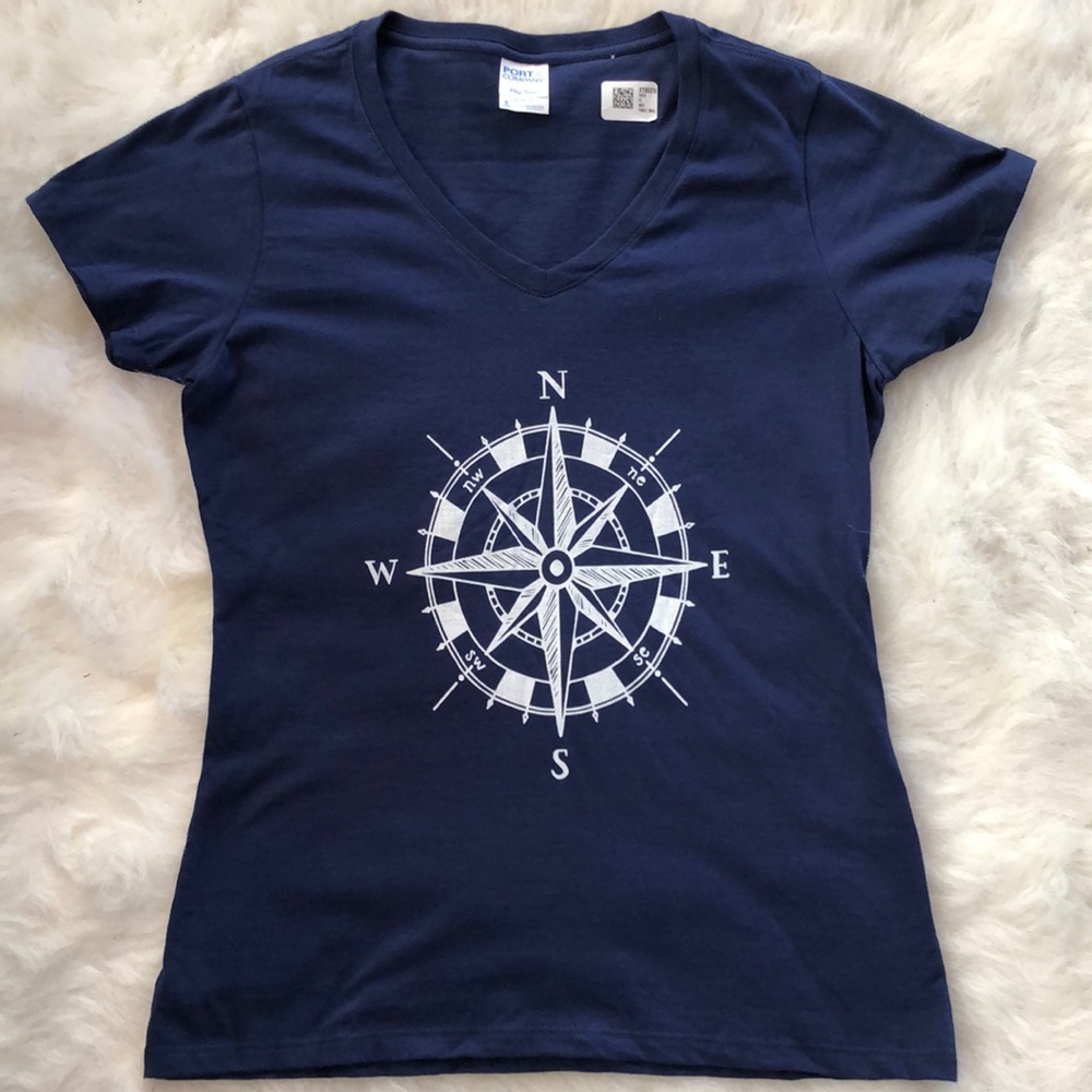 Nautical graphic t-shirt